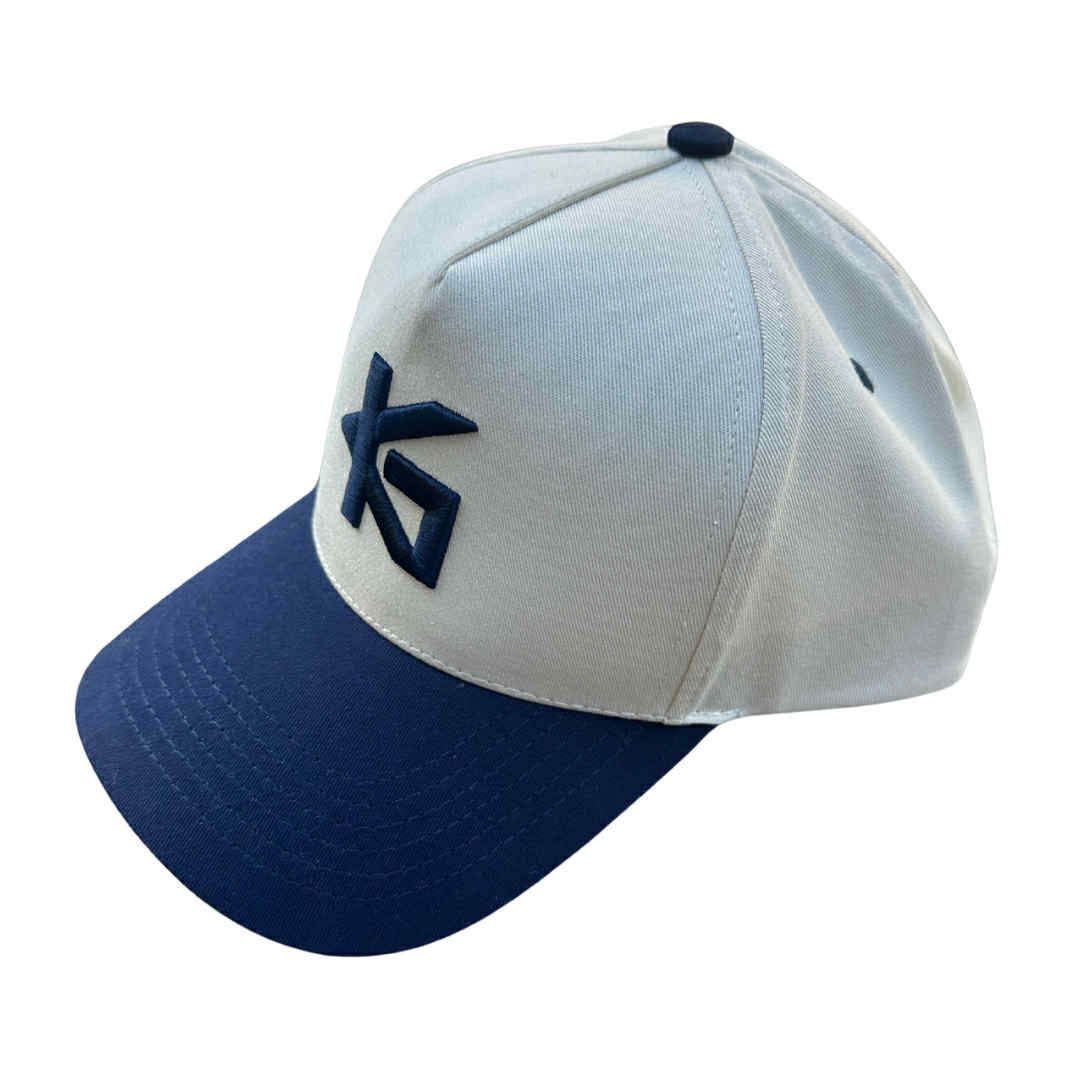 KG05 Emblem Cap - Beige/Navy