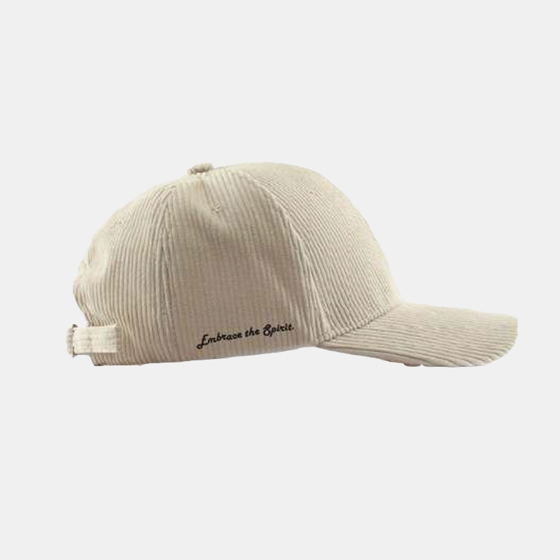 KG01 Corduroy White Cap